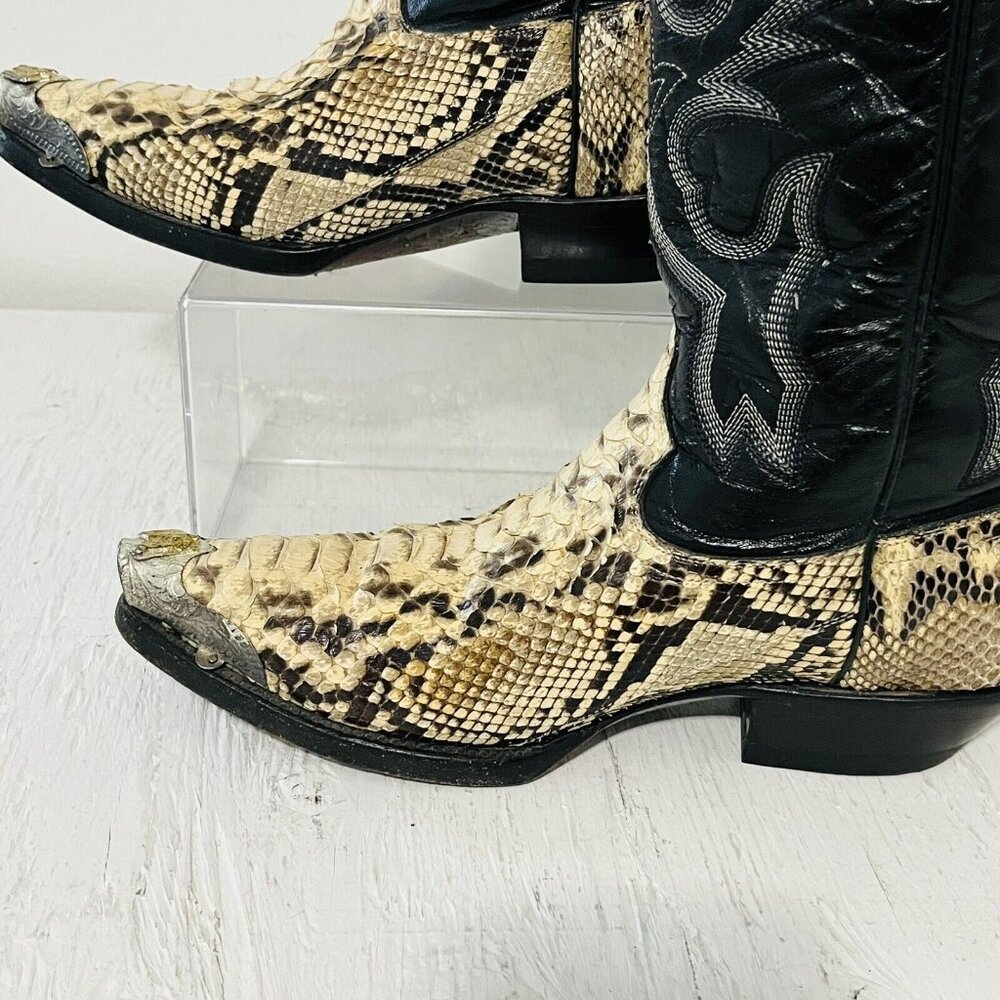 Dos De Oro Boots Python Two Tone J-Toe Casual Wes… - image 8